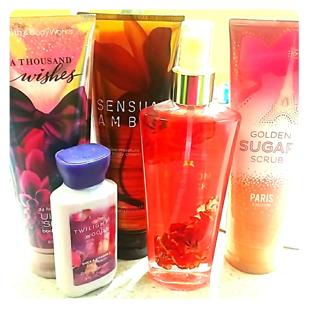 Victoria's Secret Lotions, Scrub, and Spray
